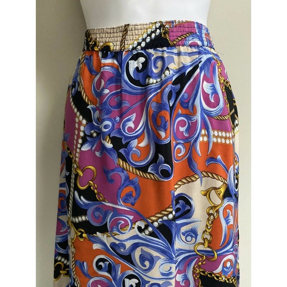 Sandra‎ Roth 100%Silk Long Skirt~ 8 M/L~ Vintage~Rare~Gorgeous~ - Picture 2 of 6